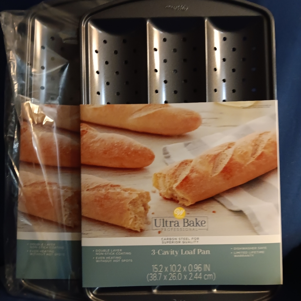 Two New 3-Cavity Wilton Loaf Pans
